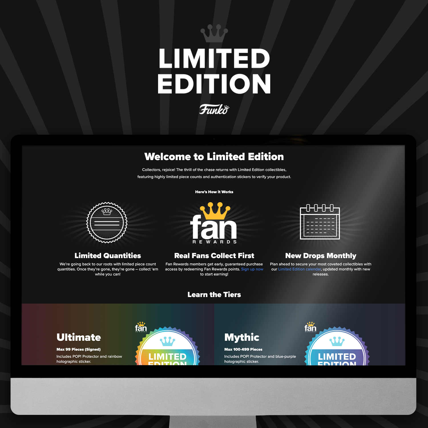 Funko Limited Edition Frequently Asked Questions landing page